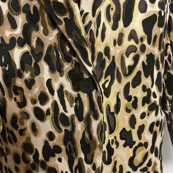 Nine West Skirt Suit Size XXL Leopard Jacquard 2-Piece Set Blazer & Skirt NWT - Picture 11 of 15
